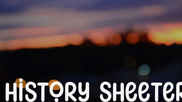History Sheeter Font