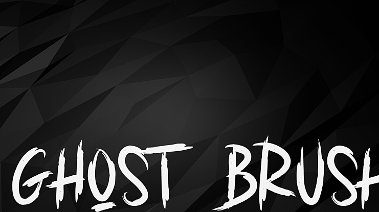 GHOST BRUSH Font
