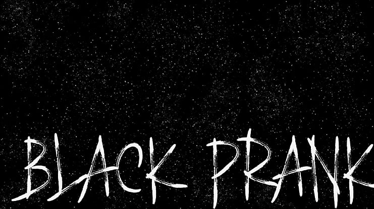 BLACK PRANK Font