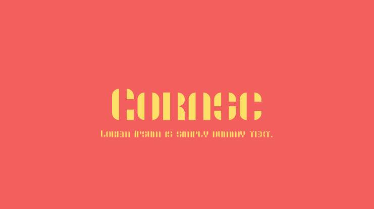 Gorasc Font