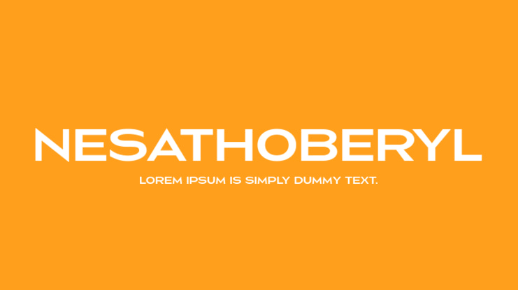 NesathoBeryl Font