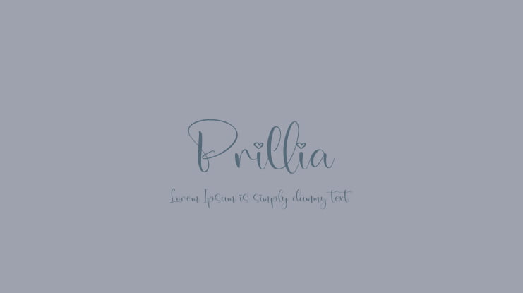 Prillia Font