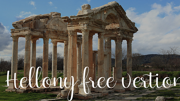 Hellony free vertion Font
