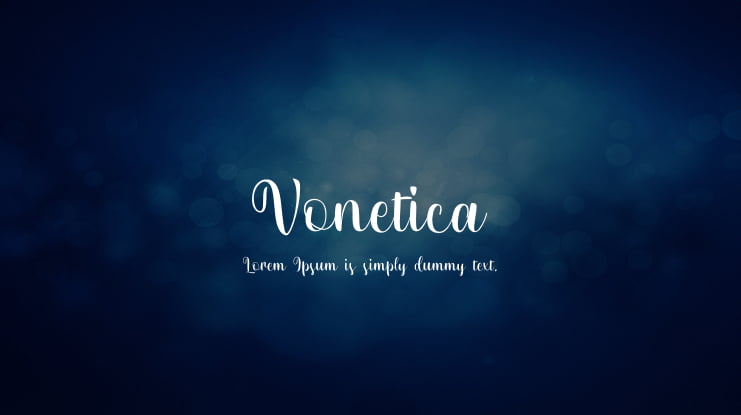 Vonetica Font