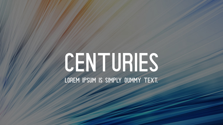 centuries Font