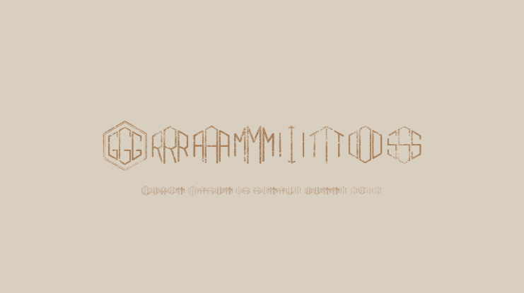 Gramitos Font