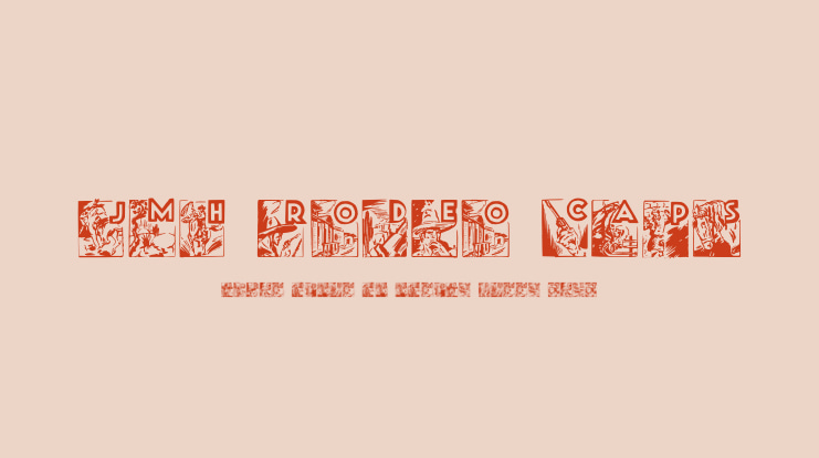 JMH Rodeo Caps3 Font