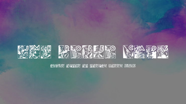JMH Rodeo Caps3 Font