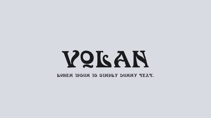 Volan Font