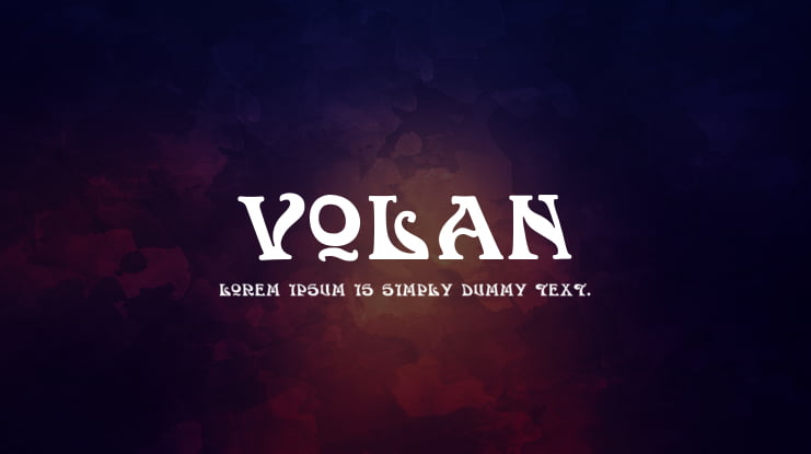 Volan Font
