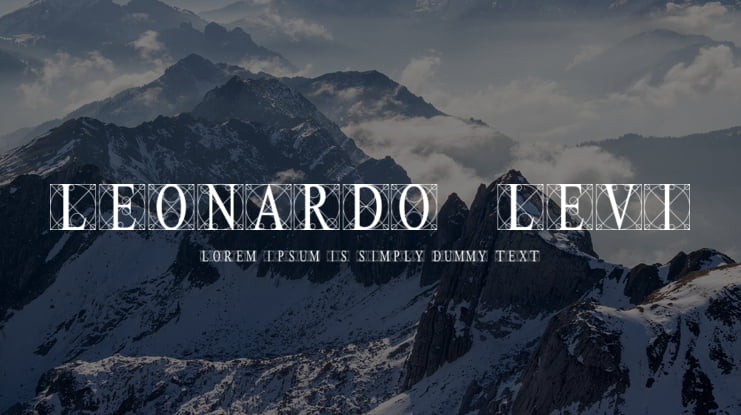 Leonardo (Levi) Font : Download Free for Desktop & Webfont