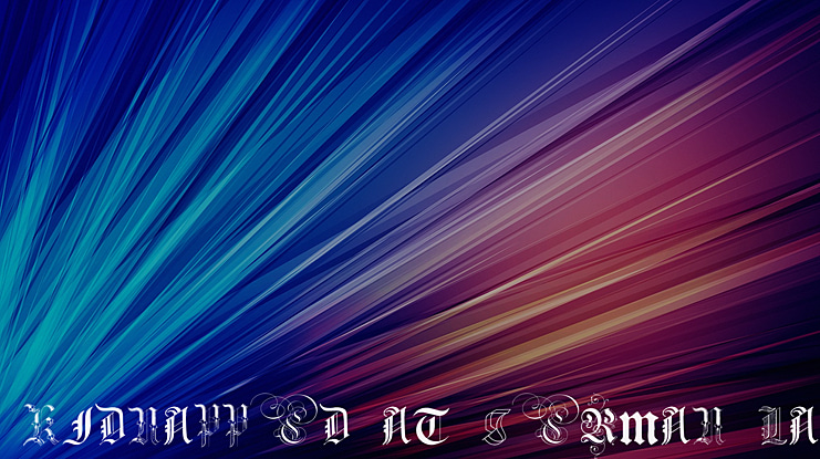 Kidnapped at German Lands Two Font