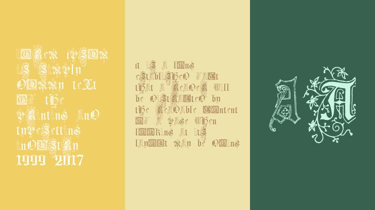 Kidnapped at German Lands Four Font