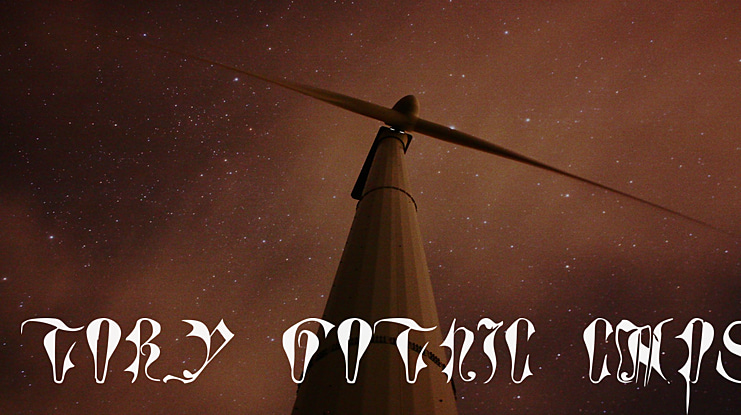 Tory Gothic Caps Font