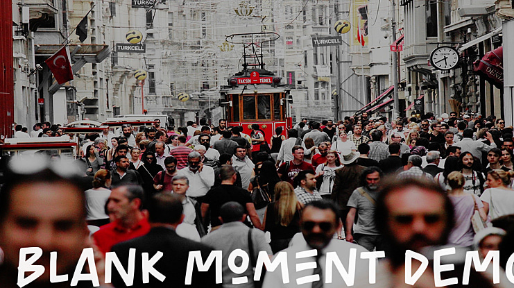 Blank Moment DEMO Font