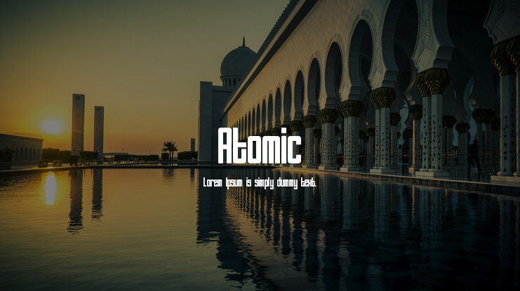 Atomic Font
