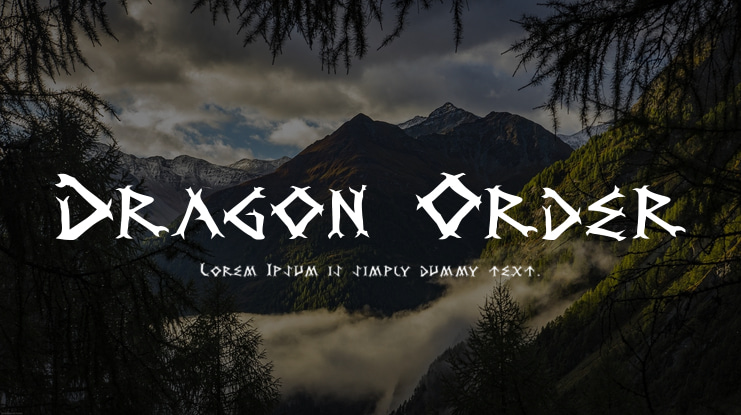 Dragon Order Font Family