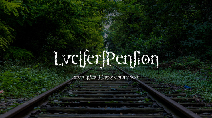 LucifersPension Font