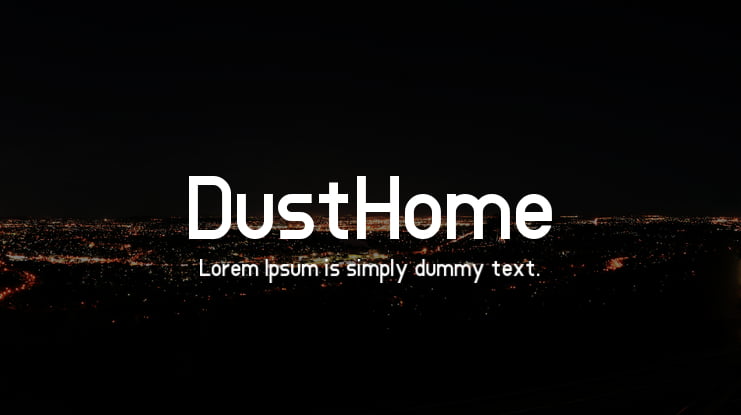 DustHome Font