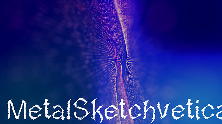 MetalSketchvetica Font
