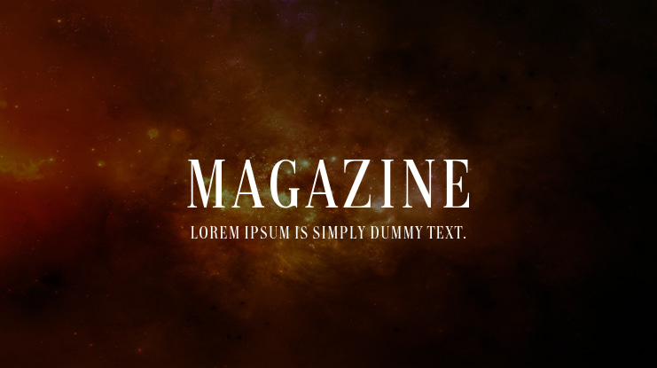 Magazine Font Family