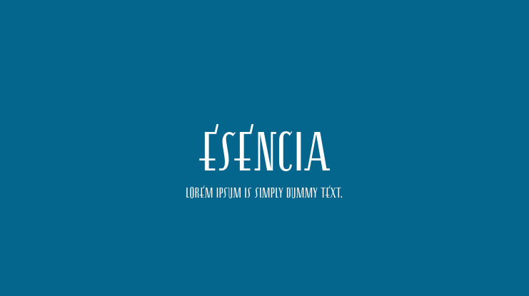 Esencia Font