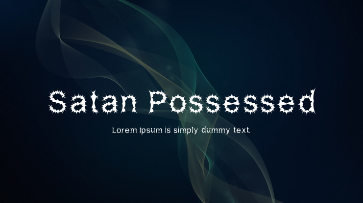 Satan Possessed Font