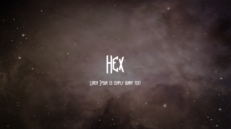 Hex Font Family