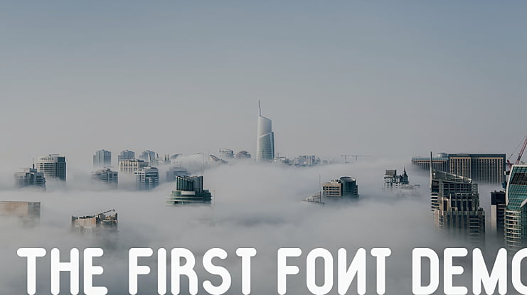 The First Font DEMO