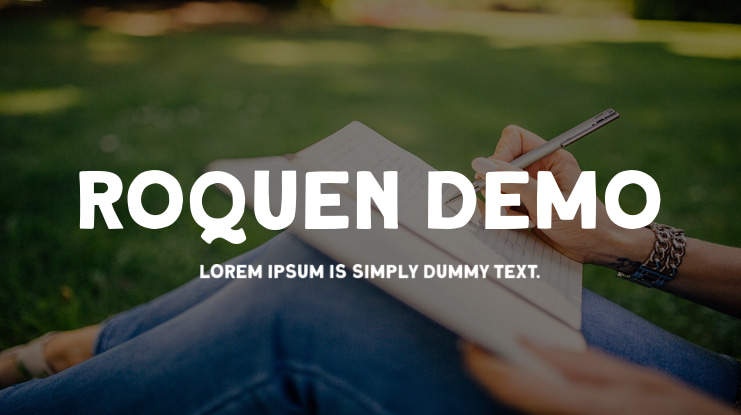 Roquen DEMO Font