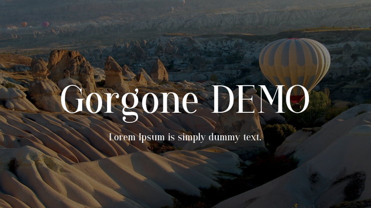 Gorgone DEMO Font