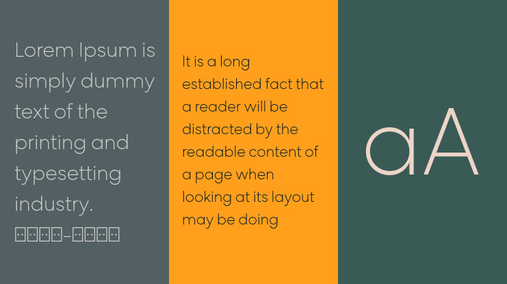 Rozanova GEO - Demo Font Family