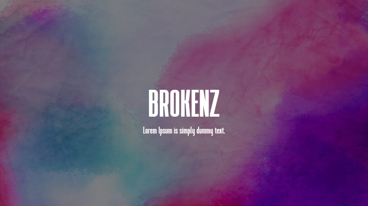 BROKENZ Font