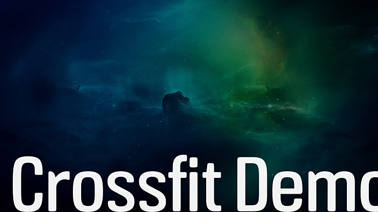 Crossfit Demo Font Family