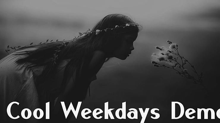 Cool Weekdays Demo Font