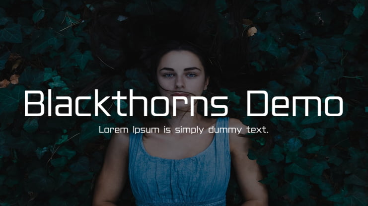 Blackthorns Demo Font Family