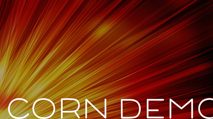 Corn Demo Font