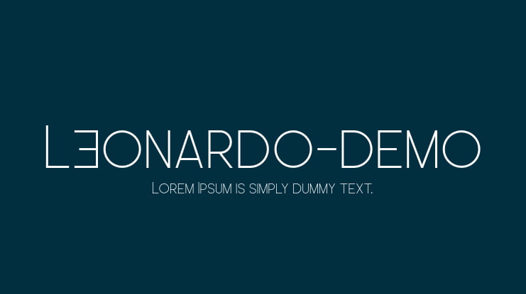 LEonardo-Demo Font Family