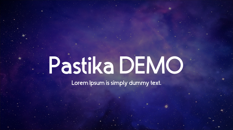 Pastika DEMO Font