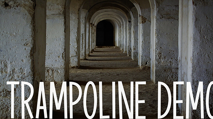 Trampoline demo Font