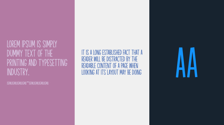 Trampoline demo Font