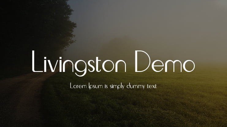 Livingston Demo Font