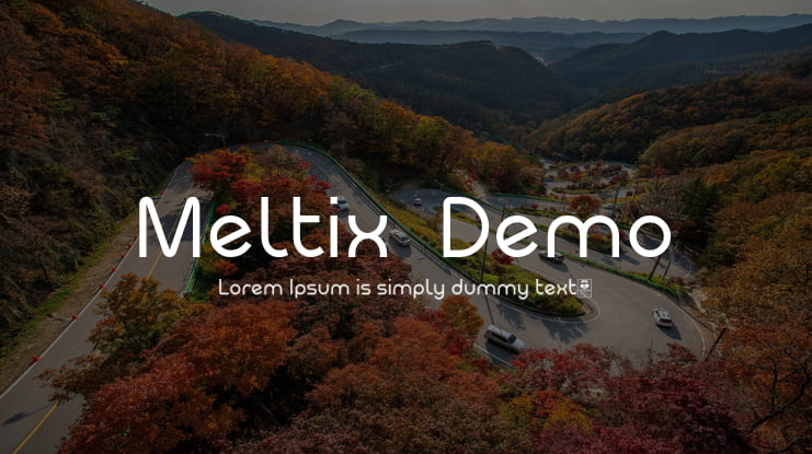 Meltix  Demo Font Family