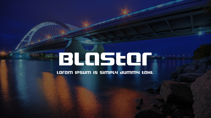 Blaster Font Family