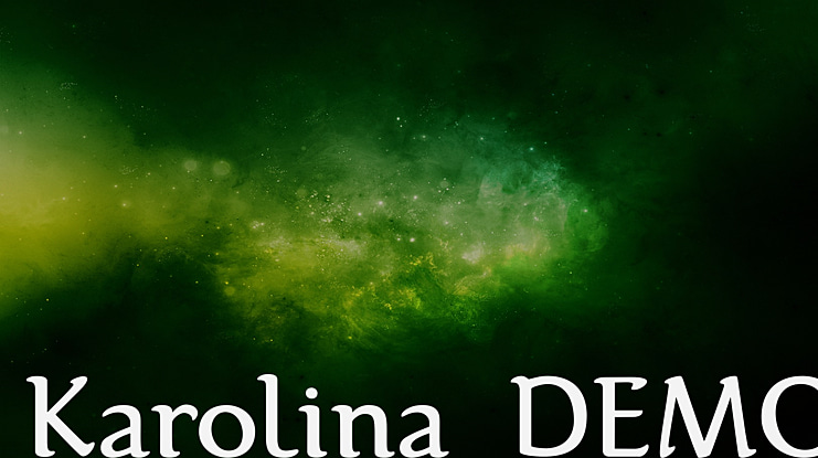 Karolina-DEMO Font