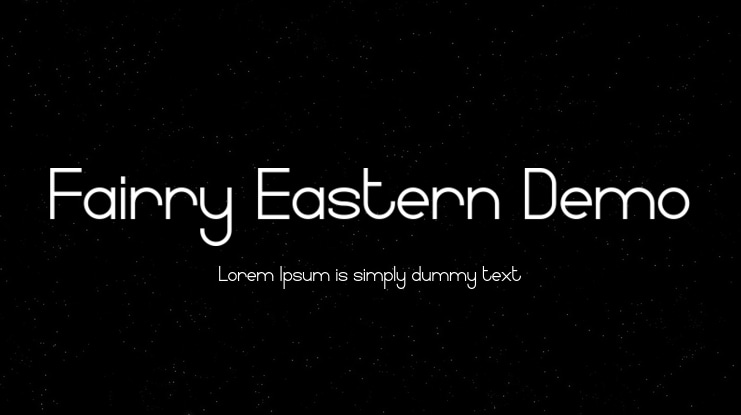 Fairry Eastern Demo Font Family