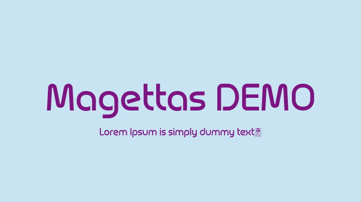 Magettas DEMO Font Family