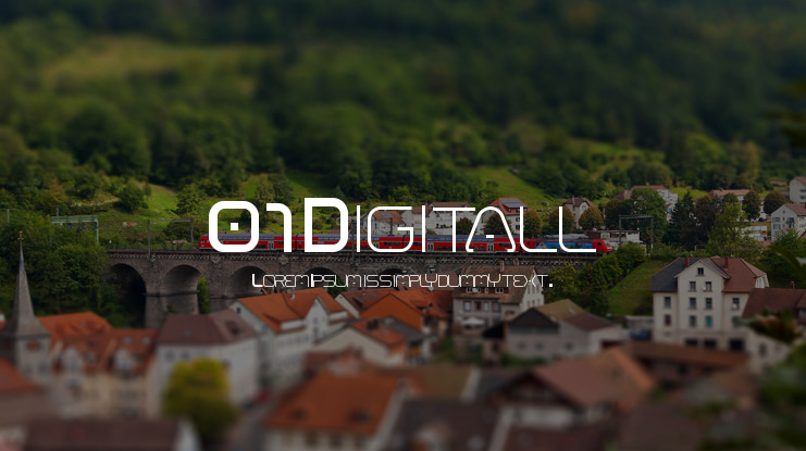 01 Digitall Font