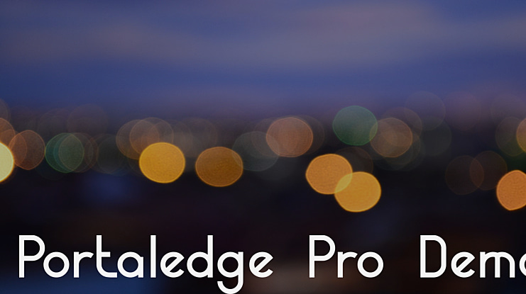 Portaledge Pro Demo Font