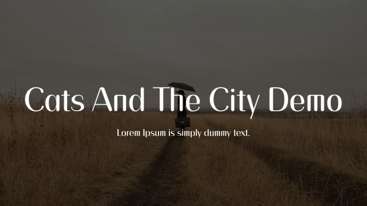 Cats And The City Demo Font